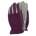 Town & Country - Premium - Leather Gloves - Ladies Size - M Purple/Pink