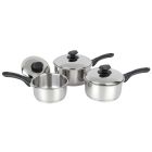 Pendeford Stainless Steel Collection Sauce Pan Set