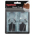 SupaHome - 2 Metal Mouse Traps