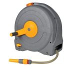 Hozelock - Thru-Flow Self Layering Reel and Hose - 0000 Fast Reel Free Standing