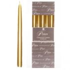 Price's Candles Venetian 10" Candle - Gold - Pack of 10