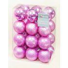 Premier 60mm Multi Finish Balls 24 Pack -  Pink