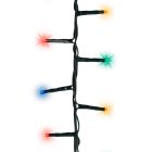 Kaemingk LED Compact Twinkle Lights 11m - 500 Bulb Multi Coloured With Green Cable