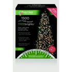 Premier Multi Action Treebrights With Timer 1500 LED White/Warm White/Green Cable