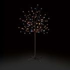 Premier Christmas Cherry Tree With Timer 96 Multi Coloured LED 1.5m