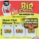 The Big Cheese - Quick Click Mouse Traps - 3 Pack