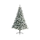 Kaemingk Snowy Imperial Pine Christmas Hinged Tree - 150cm