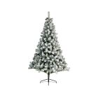 Kaemingk Snowy Imperial Pine Hinged Christmas Tree - 180cm 6ft