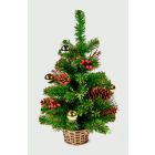 Premier Dressed Christmas Tree 60cm - Gold