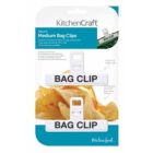 KitchenCraft - Plastic Bag Clip - Medium - 2 Piece