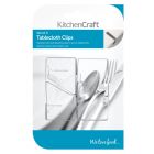 KitchenCraft - Table Cloth Clips - Stainless Steel 4 Piece