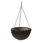 Ambassador - Polyrattan Hanging Basket - 12"