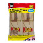 The Big Cheese Wooden Mouse Trap - 4 Pack