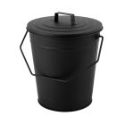 Hearth & Home - Coal Bucket With Lid - Black