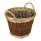 Hearth & Home - Two Tone Log Basket - 30cm