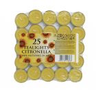 Price's Candles - Tealights Pack 25 - Citronella