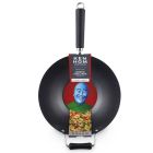 Ken Hom Excellence Non Stick Carbon Steel Wok - 31cm