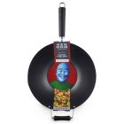 Ken Hom Excellence Non Stick Carbon Steel Wok - 35cm