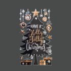 Davies Products Holly Jolly Sticker - 47cm