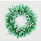 Premier Bluemont Fir Christmas Wreath with Silver Glitter - 50cm