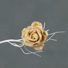 Davies Products Clip On Velvet Rose - 10cm Champagne