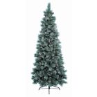 Kaemingk Green/White Frosted Norwich Pine Christmas Tree - 6ft