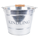 Manor - Small Kindling Bucket - Galvanised