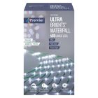 Premier 400 LED Ultrabrights Waterfall - White 2.5m