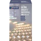 Premier 400 LED Ultrabrights Waterfall Warm White 2.5m