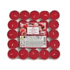Aladino 4 Hour Tealights - Pack of 25 - Frosted Cherries