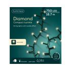 Kaemingk Diamond 750 LED Compact Twinkle Lights 1870cm Warm White