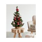 Kaemingk Imperial Mini Decorated Christmas Tree - 60cm Red/Multi