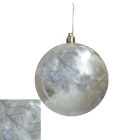 Davies Products Christmas Bauble Decorations Feather Tree Bauble 10cm - Champagne