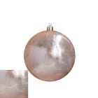 Davies Products Feather Christmas Tree Bauble 10cm - Rose