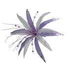 Davies Products Clip-On Super Flower Christmas Decoration - Lilac