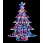 Premier Multi Action Lit Christmas Tree 1m 120 Multi Coloured LEDs