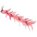 Premier Christmas Glitter Peacock Long Tail - 38cm Pink