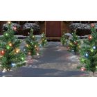 Premier Tree Path Lights 40cm 6 Piece 15 Multi Coloured LEDs