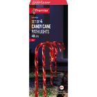 Premier Christmas 4 Piece Candy Cane Path Light set -  62cm Red