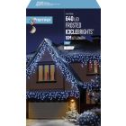 Premier Multi Action Frosted Cap Icicles 640 LED White/Cable