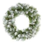 Premier Snow Tips Christmas Wreath - 50cm