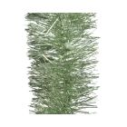 Kaemingk Christmas Shiny Tinsel Garland 270cm Sage Green