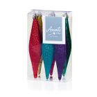 Premier Christmas Tree Rainbow Glitter Drops - Pack 6  - 150mm
