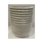 Kaemingk - Jamie Plastic Planter Off White - Small