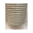 Kaemingk - Jamie Plastic Planter Off White - Large