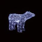 Premier Christmas Soft Acrylic Polar Bear 80 LEDs 90cm