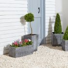 Strata - Ash Tall Slate Planter