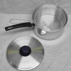 Mtk Housewares - Chip Pan With Basket Non Stick - 22cm