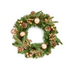 Premier Gold Decorative Wreath - 40cm