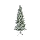 Kaemingk Killington Fir Frosted Christmas Artificial Tree Green & White 180cm 6ft